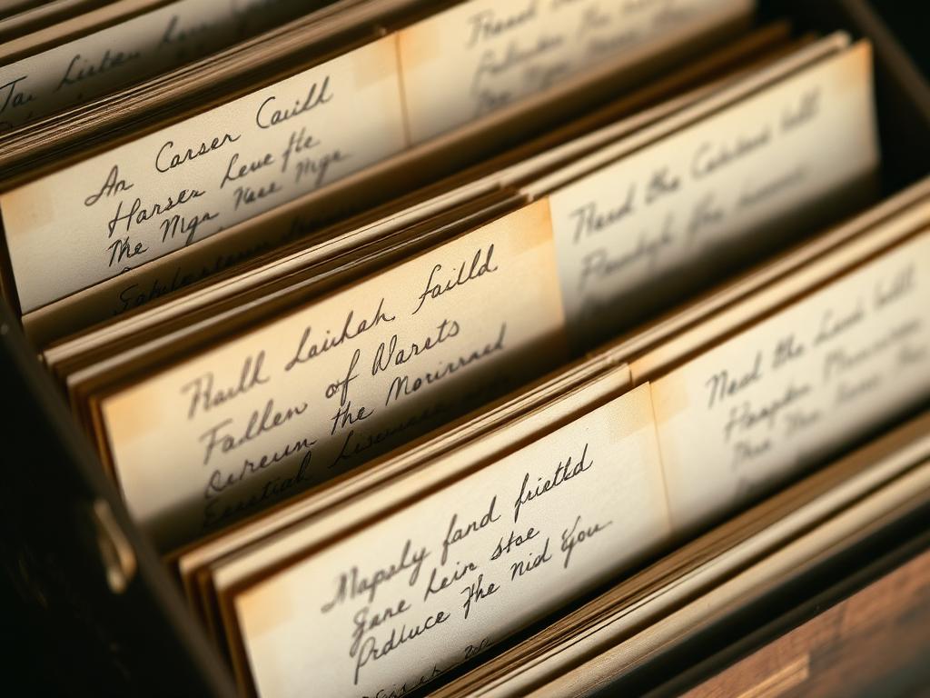 On the Patience of Index Cards